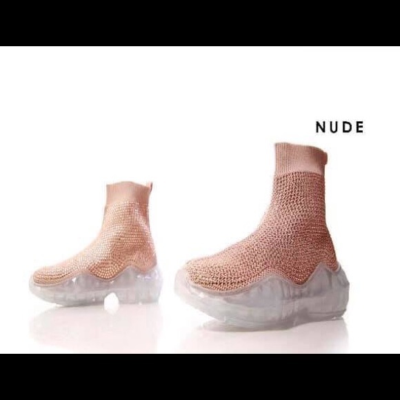 Nude sock sneaker - Picture 2 of 2